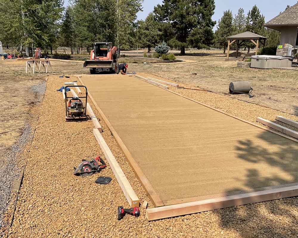 landscaping ground leveling bend or